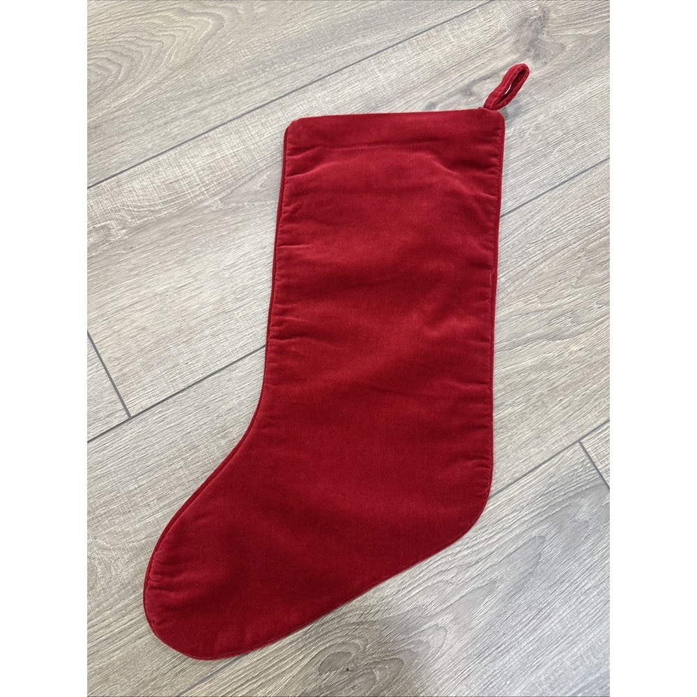 Land's End Needlepoint Wool Christmas Stocking Customized ANNIE 17" vgt Penguins - Picture 2 of 4